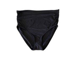 COCO Reef Perfection Fit High Waist Black Soft Bikini Bottom Size XL NWT $54